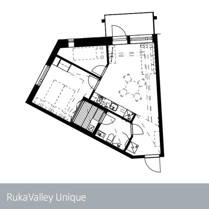 Rukavalley Unique47 Ski In - Ski Out 외부 사진